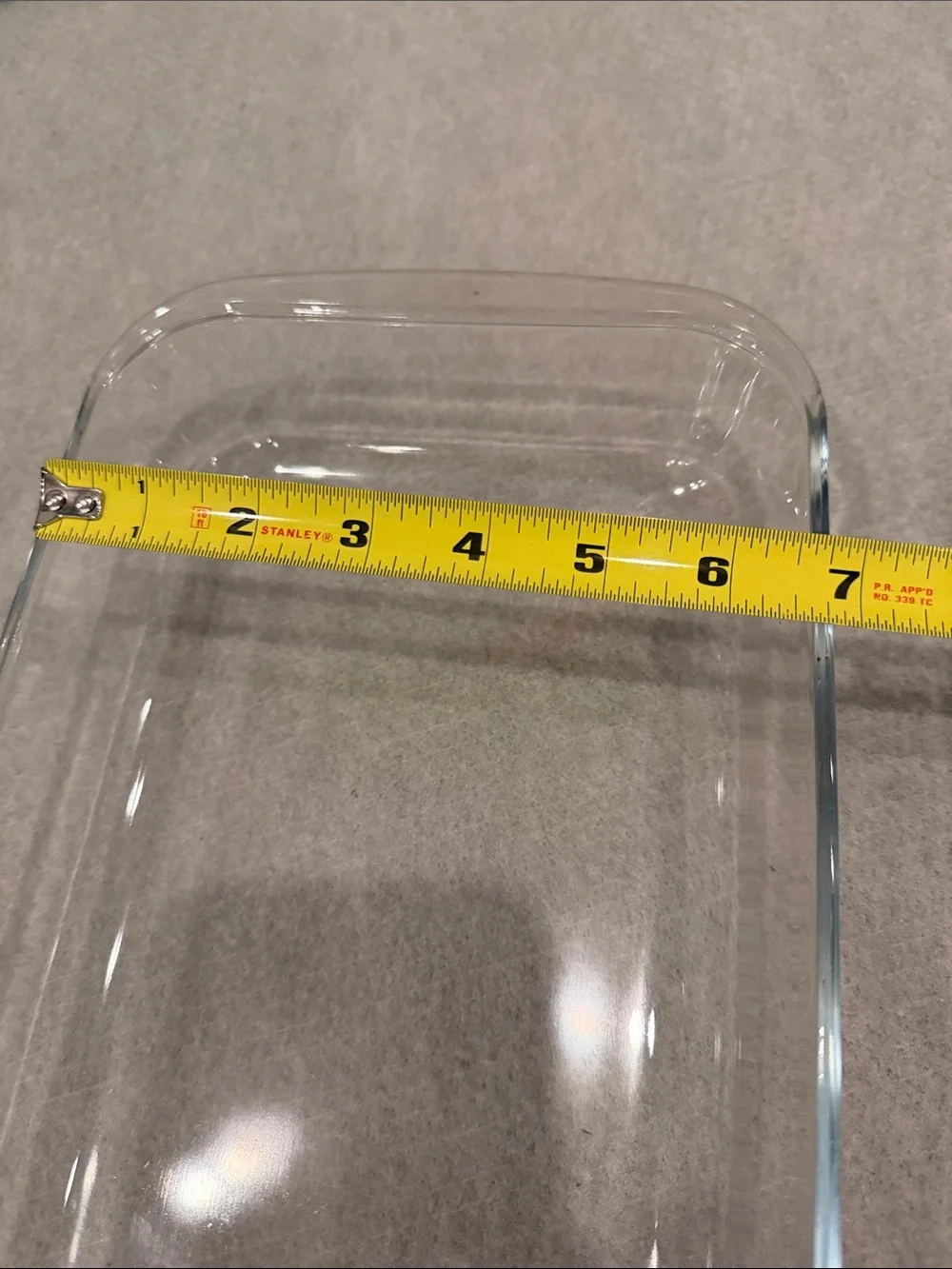 Clear Glass 10 X 7 Baking Dish